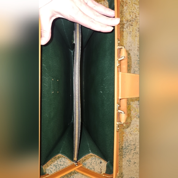 Louis Vuitton Brown Leather Briefcase - Picture 6 of 7